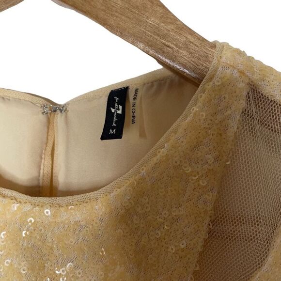 7 For All Mankind Holiday Sleeveless Sequin Blouse‎ - Picture 4 of 6